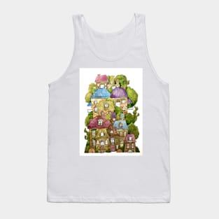 Whimsical Houses Tank Top